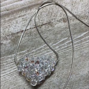Handmade Swarovski Crystal Heart “Crystal Shimmer”